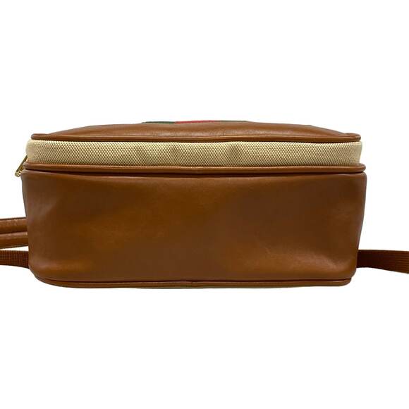 Gucci Shelly (Web), Interlocking G Backpack 575063 Beige Brown Multi Canvas main image 14